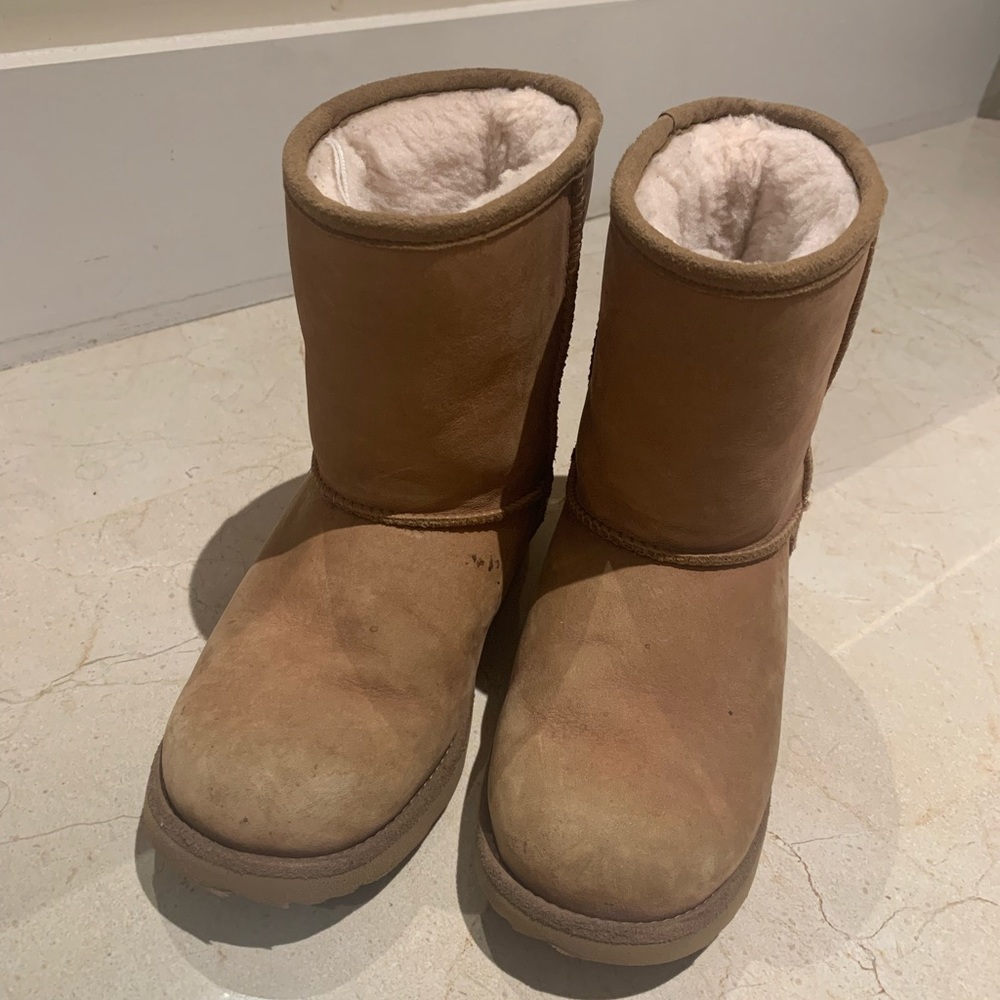 Super cute little UGG boots. My daughter wore last winter I had the boots in box